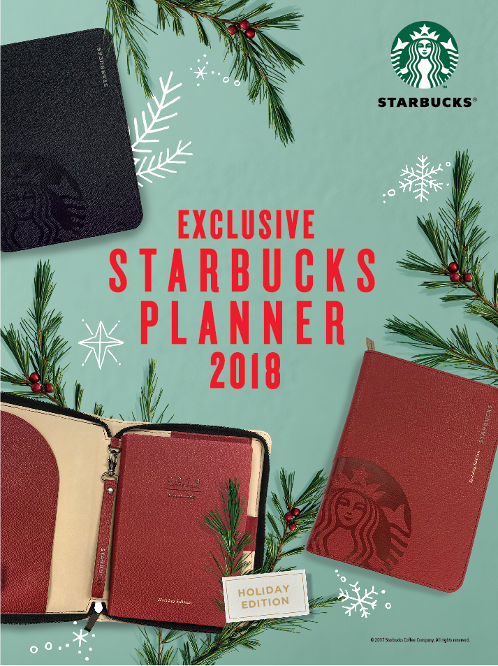 Starbucks Malaysia These planners will make you want to plan your life better next year.